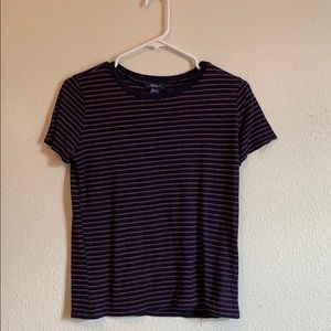 striped FOREVER 21 baby tee